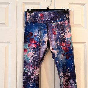 KOS USA Galactic Cropped Workout Pants (size small)